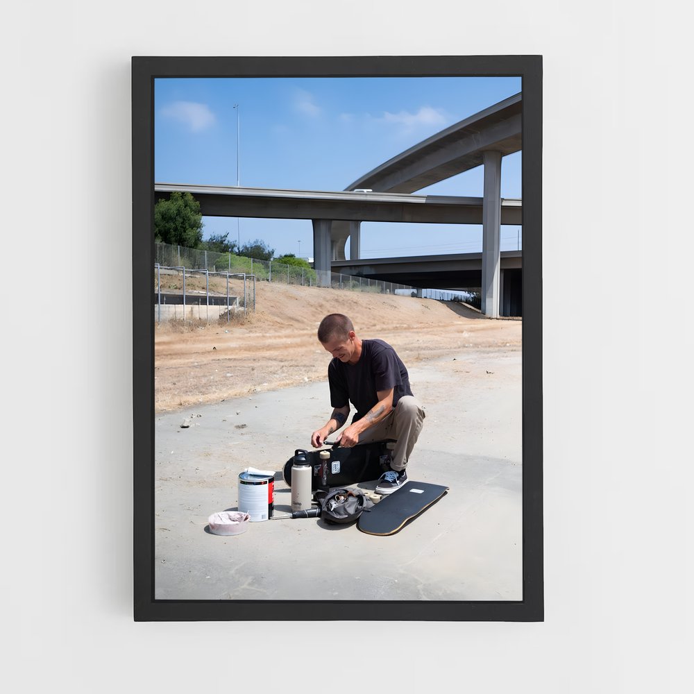 Poster Geoff rowley – affiche Skateboard (vue 2)